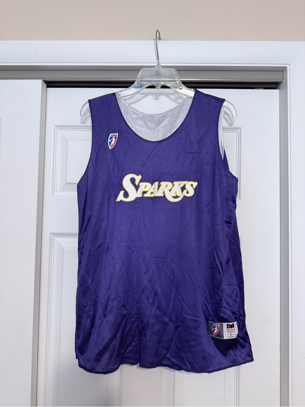 *WNBA Los Angeles Sparks Reversible Basketball Jersey - Size Large